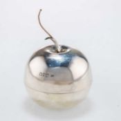 A VICTORIAN NOVELTY SILVER STRING BOX