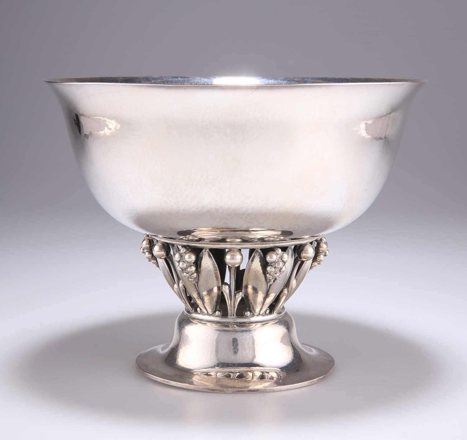 GEORG JENSEN: A DANISH STERLING SILVER PEDESTAL BOWL - Image 3 of 5