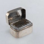 A GEORGE III SILVER NUTMEG GRATER