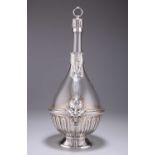 A FINE EGYPTIAN REVIVAL SILVER-MOUNTED CARAFE