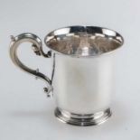 A VICTORIAN SILVER MUG