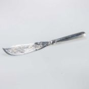 A VICTORIAN SILVER FISH SLICE