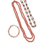 A GROUP OF CORAL JEWELLERY