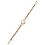 A 9 CARAT GOLD ACCURIST BRACELET WATCH