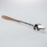 A RARE GEORGE IV PROVINCIAL SILVER HASH SPOON