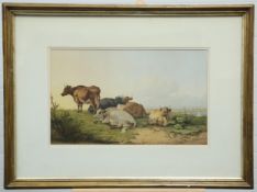 THOMAS SIDNEY COOPER (1803-1902), CATTLE AT REST AND SHEEP AT REST,