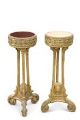 A PAIR OF 19TH CENTURY FRENCH GILTWOOD JARDINIÈRES