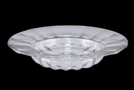 A LARGE BACCARAT CUT GLASS BOWL