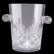 A CARTIER GILLES CRYSTAL ICE BUCKET