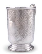 A VICTORIAN SILVER MUG