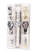 THREE ASSORTED SWATCH WATCHES