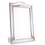 AN EDWARDIAN SILVER EASEL MIRROR