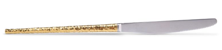 STUART DEVLIN: AN ELIZABETH II PARCEL-GILT SILVER KNIFE