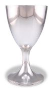 A GEORGE III SILVER GOBLET