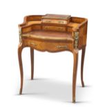 A LOUIS XV-STYLE GILT-METAL MOUNTED LADY'S WRITING DESK