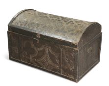 AN ISLAMIC 19TH CENTURY DOME-TOP TRUNK