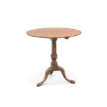 A GEORGE III-STYLE MAHOGANY TILT-TOP TRIPOD TABLE