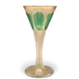 A CONTINENTAL LARGE GLASS GOBLET, CIRCA 1880