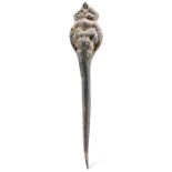 A ROMAN BRONZE HAIR OR ROBE PIN