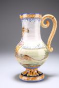 A MONTAGNON NEVERS FAIENCE MAIOLICA EWER