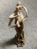 AN ERNST WAHLISS FIGURE OF A MAIDEN