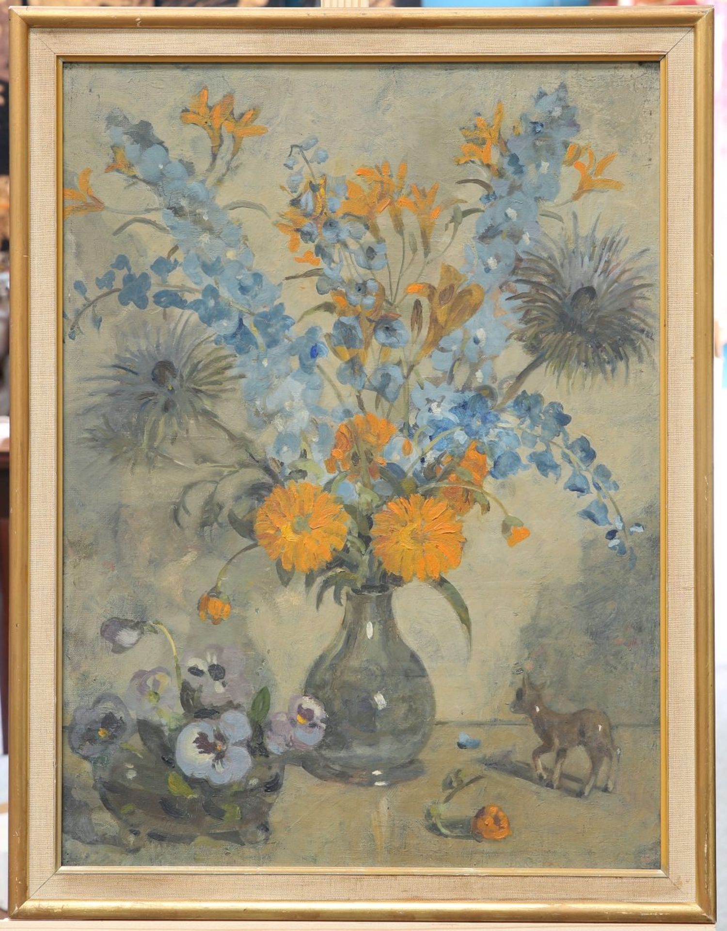 ATTRIBUTED TO PHILIP NAVIASKY (1894-1983), STILL LIFE OF A VASE OF FLOWERS - Bild 2 aus 2