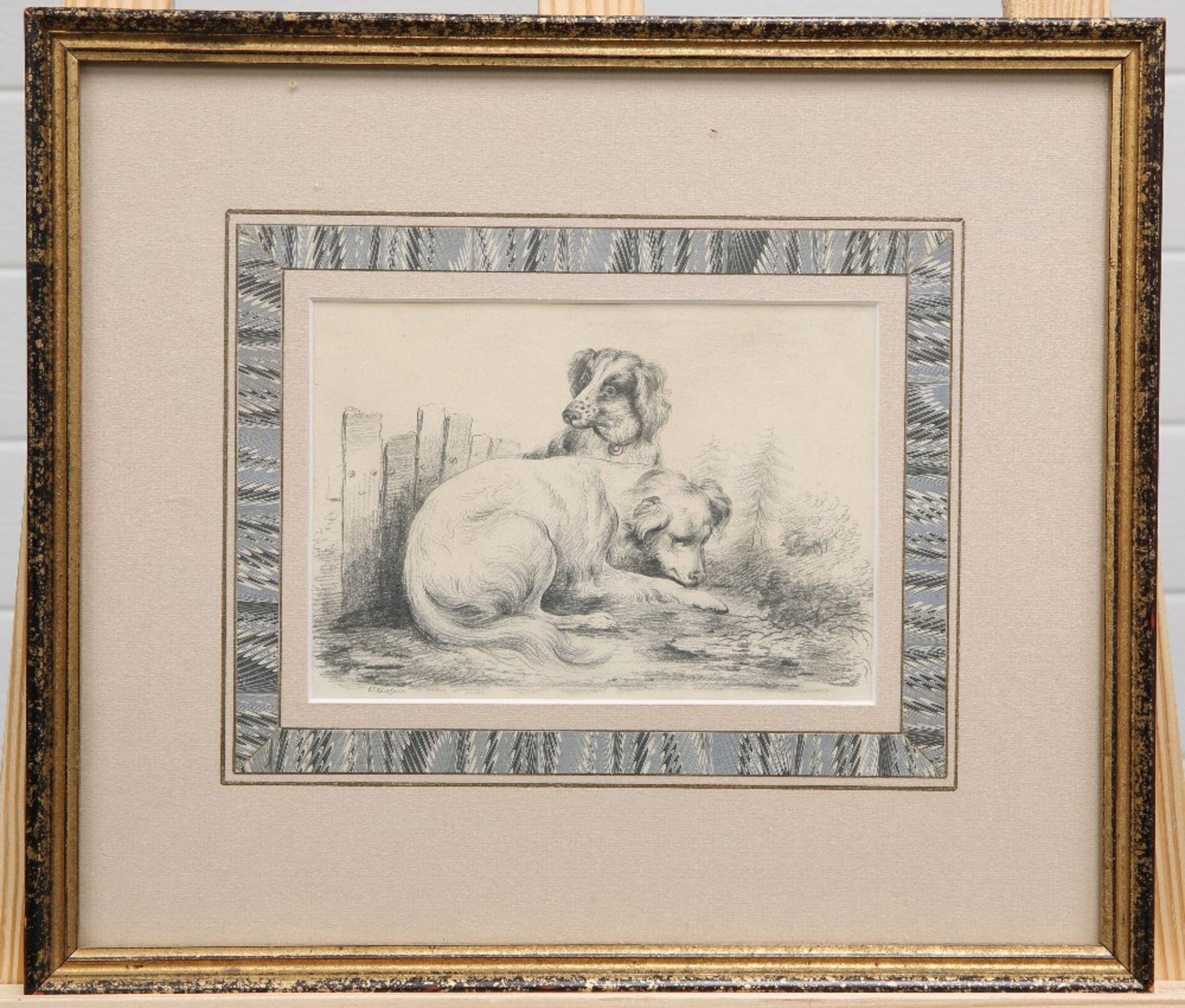 C*** GALPIN (19TH CENTURY), DOGS - Bild 2 aus 2