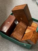 ASSORTED WOODEN BOXES