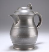 A PEWTER JUG