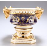 A DERBY PORCELAIN POT POURRI VASE