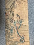 A JAPANESE SCROLL PAINTING