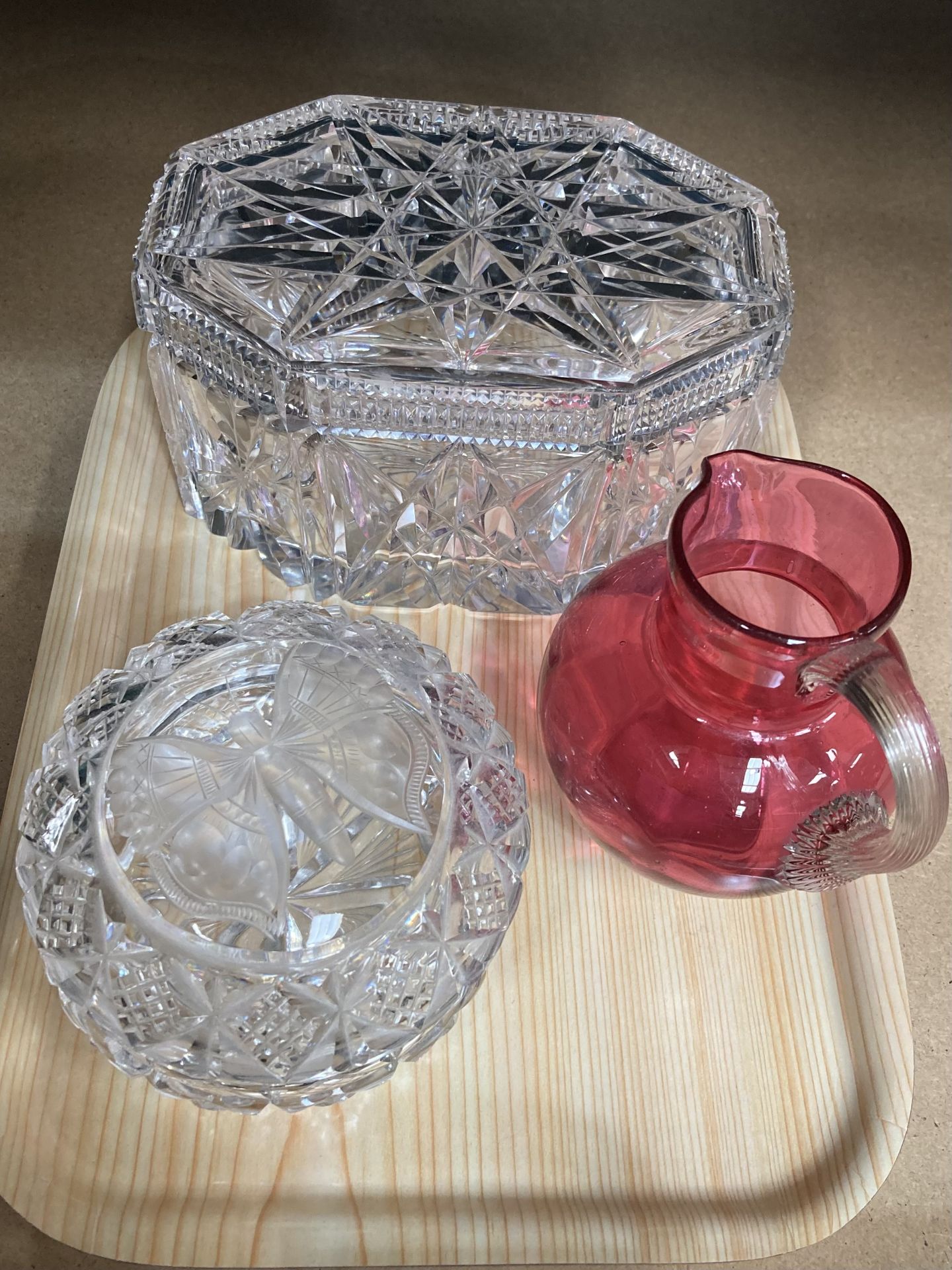 ASSORTED GLASS WARES