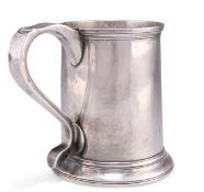 A GEORGE III PROVINCIAL SILVER MUG