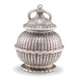 A SILVER POMANDER, PROBABLY GERMAN, CIRCA 1680-1700