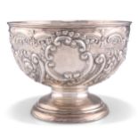 A VICTORIAN SILVER BOWL