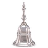 A VICTORIAN CAST SILVER BELL