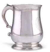 A GEORGE II SILVER MUG