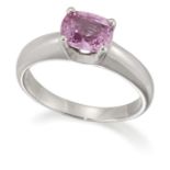 A PINK SAPPHIRE RING