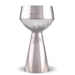 AN ELIZABETH II SILVER GOBLET