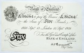 Great Britain 1938 5 pounds