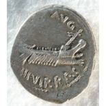 Mark Antony silver denarius,