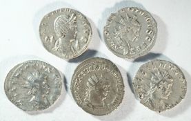 Ancient Rome, 5x Silver antoninianii