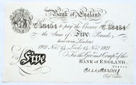 Great Britain, 1921 5 pounds