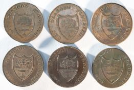 2 x Lanarkshire 18th century provincial tokens