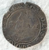 Charles I (1625 - 1649) sixpence Bridgnorth-on-Severn mint,