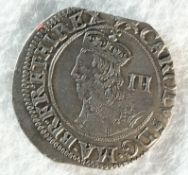 Charles I threepence, York mint