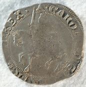 Charles I (1625 - 1649) halfcrown, 15.07 grams, 35.2 mm, 11h, mintmark bell 1634 - 1635. Group