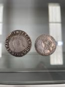 2x Elizabeth I (1558 - 1603) coins