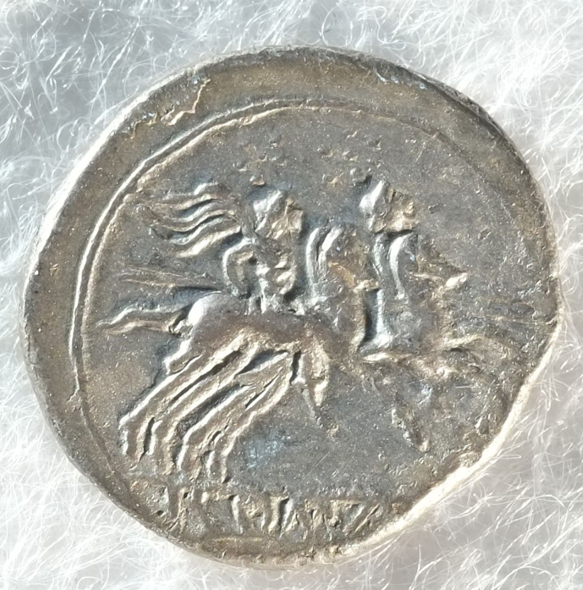 Roman Republic Sestertius, Silver; Anonymous, after 211 BC - Bild 2 aus 2