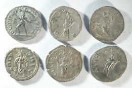 Ancient Rome, 6x Postumus (260 - 269 CE) silver antoninianii